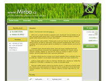 Tablet Screenshot of mirba.cz